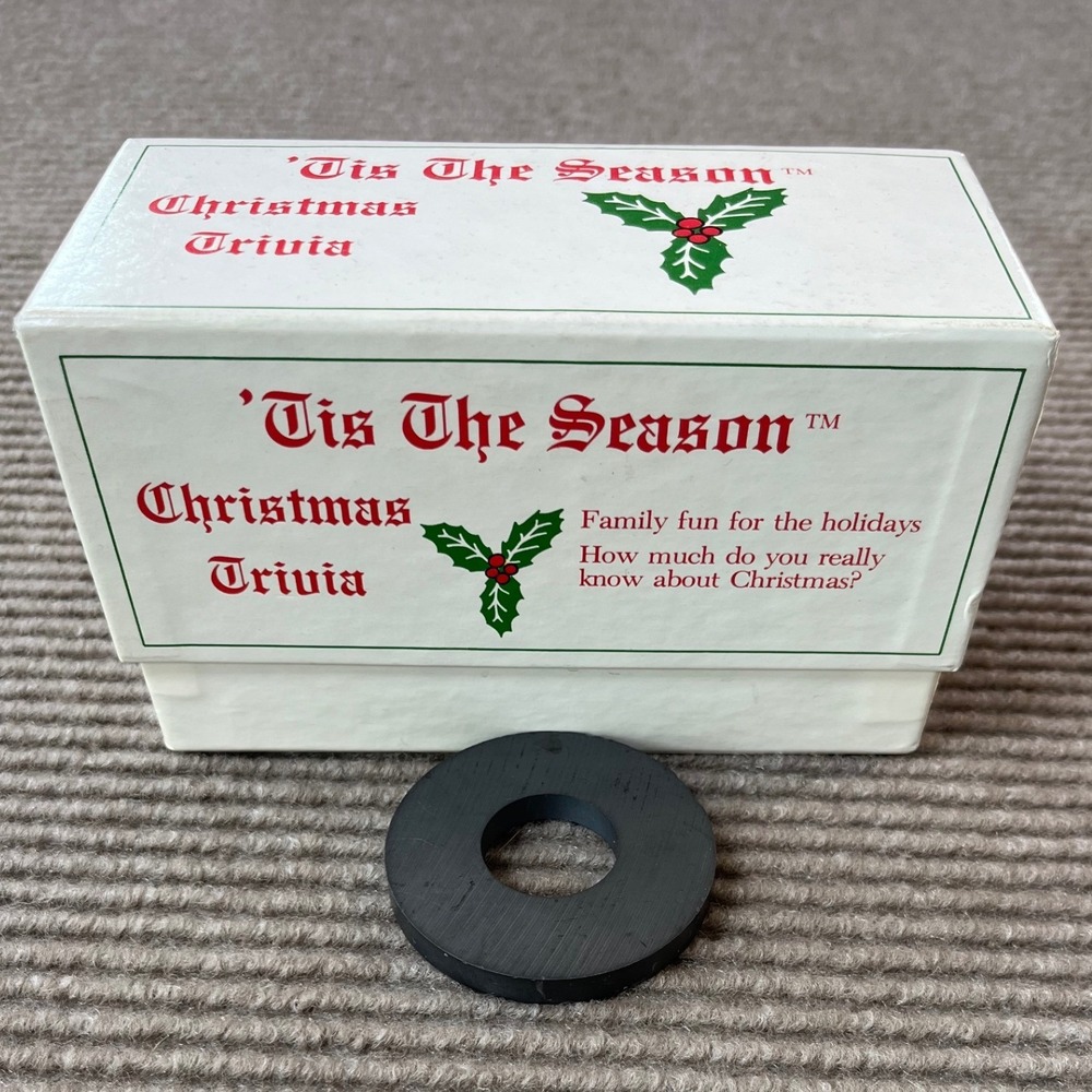 Vintage 1990 Tis The Season Christmas Trivia Game 1800 Questions Holiday Fun